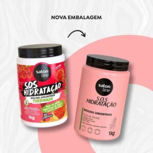 Máscara capilar Salon Line para hidratação, nutrição e definição dos fios crespos e cacheados.